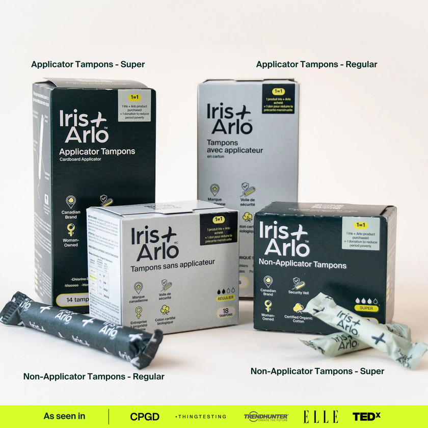 100% Organic Cotton Non-Applicator Tampons - Super