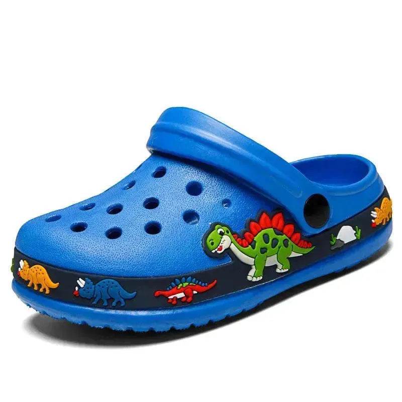 2-6y Kids Summer Boys Girls Sandals Flat Heel Cartoon Soft Bottom Beach Slippers Children Garden Shoes