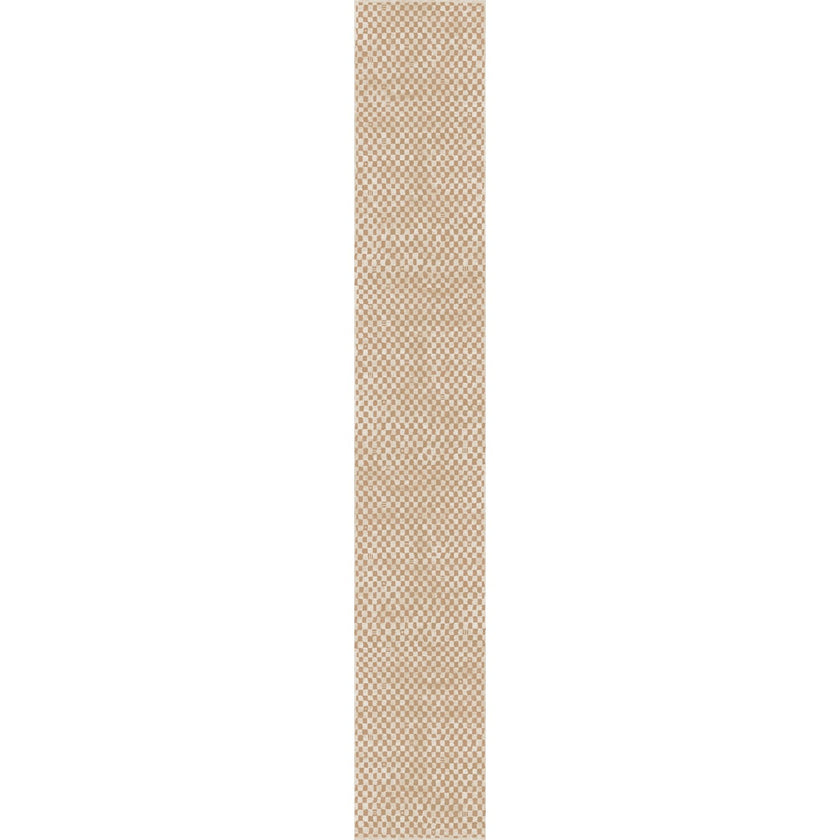 Metro Checkered Natural Rug