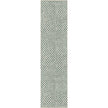 Metro Checkered Slate Green Rug
