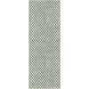 Metro Checkered Slate Green Rug