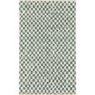Metro Checkered Slate Green Rug