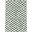 Metro Checkered Slate Green Rug