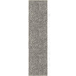 Metro Checkered Black & White Rug