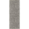 Metro Checkered Black & White Rug