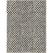 Metro Checkered Black & White Rug