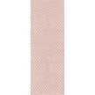 Metro Checkered Malibu Pink & White Rug