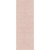 Metro Checkered Malibu Pink & White Rug