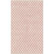 Metro Checkered Malibu Pink & White Rug