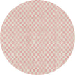 Metro Checkered Malibu Pink & White Rug