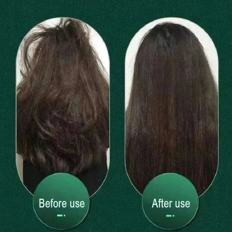 2-In-1 Hair Straightener Hot Comb - Dual-Use Rotating Electric Brush