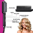 2-In-1 Hair Straightener Hot Comb - Dual-Use Rotating Electric Brush