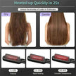 2-In-1 Hair Straightener Hot Comb - Dual-Use Rotating Electric Brush