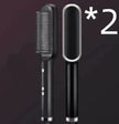 2-In-1 Hair Straightener Hot Comb - Dual-Use Rotating Electric Brush