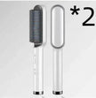 2-In-1 Hair Straightener Hot Comb - Dual-Use Rotating Electric Brush