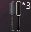 2-In-1 Hair Straightener Hot Comb - Dual-Use Rotating Electric Brush