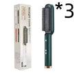 2-In-1 Hair Straightener Hot Comb - Dual-Use Rotating Electric Brush