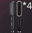 2-In-1 Hair Straightener Hot Comb - Dual-Use Rotating Electric Brush