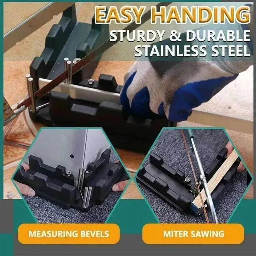 2 In 1 Miter Measuring Cutting Tool - Measuring And Sawing Miter Angles Cutting Tool