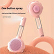 2-in-1 Self-Cleaning Pet Spray Grooming Brush – Dog & Cat Hair Remover Comb