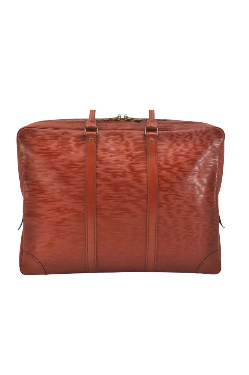 Louis Vuitton Epi Porte Documents Voyage Briefcase M54473 Brown 6978K