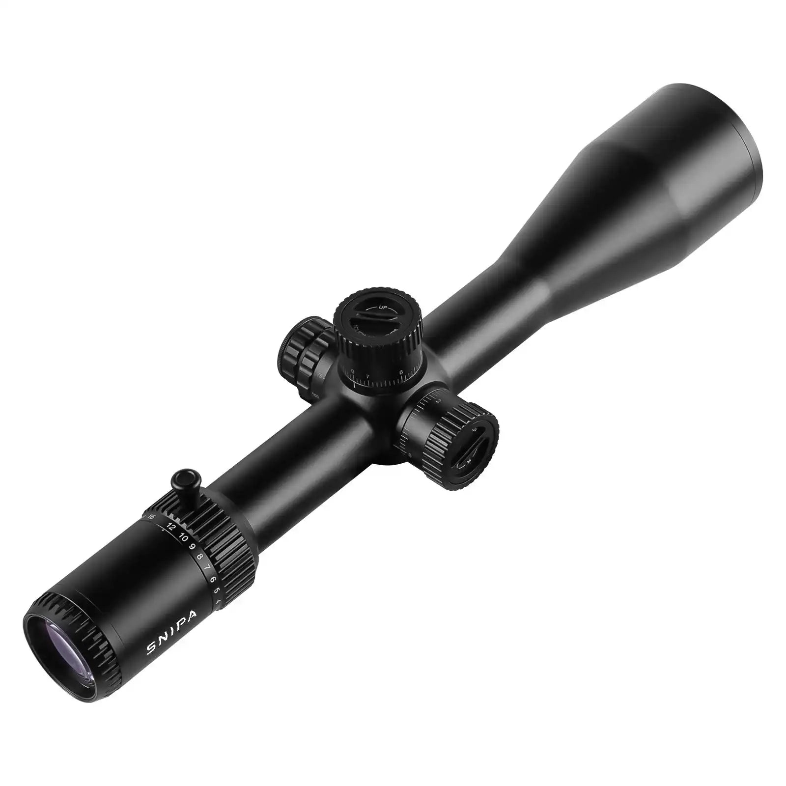 SNIPA™ Yukon Edge 4–40×56 FFP Rifle Scope – 34mm Tube, Illuminated MOA Reticle, 1/8 MOA Turrets, IPX7 Waterproof, NorthLine Mount + Focus Wheel
