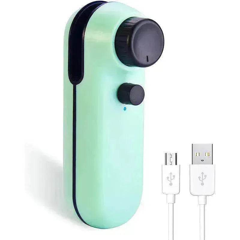 2-in-1 Mini Bag Sealer & Cutter: Rechargeable Heat Seal