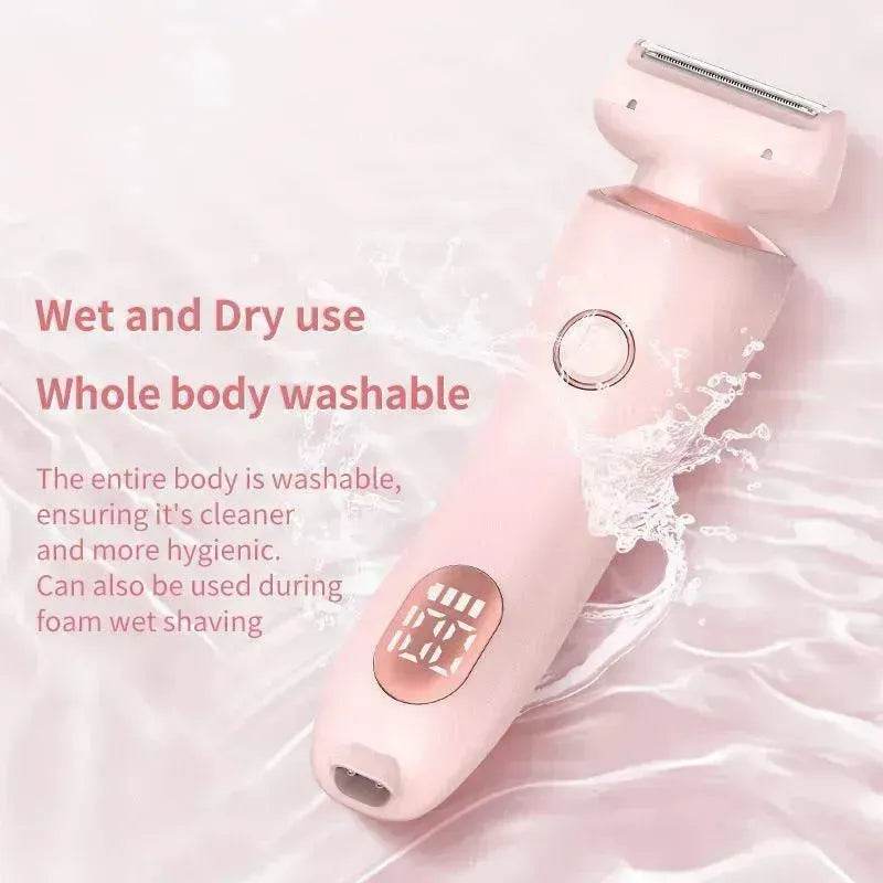 2 In 1 best epilator for women USB Rechargeable smooth glide Hair Remover Electric Shaver