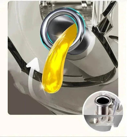 2-in-1 Oil Sprayer and Pourer Bottle, 550ml Soda-Lime Glass, Auto Tilt-Open, Spray and Pour Modes