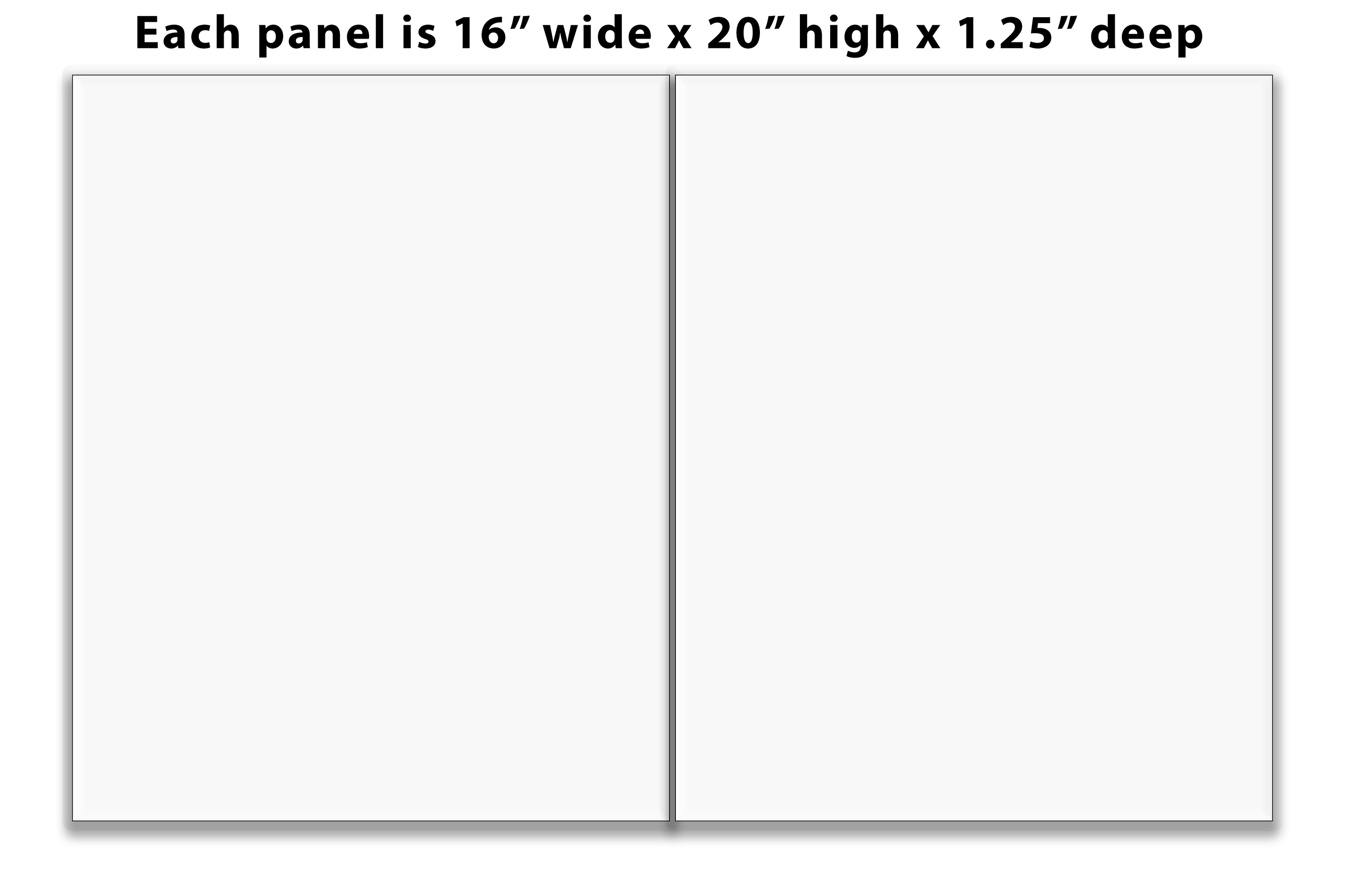 Split Canvas Prints Diptych 16