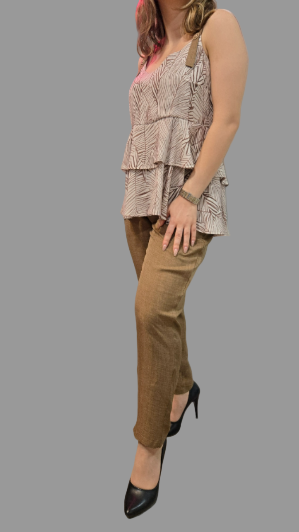 2-piece Spaghetti Top with Pants