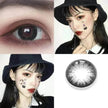 2 pieces Annual throw Russian girl blue color contacts lenses