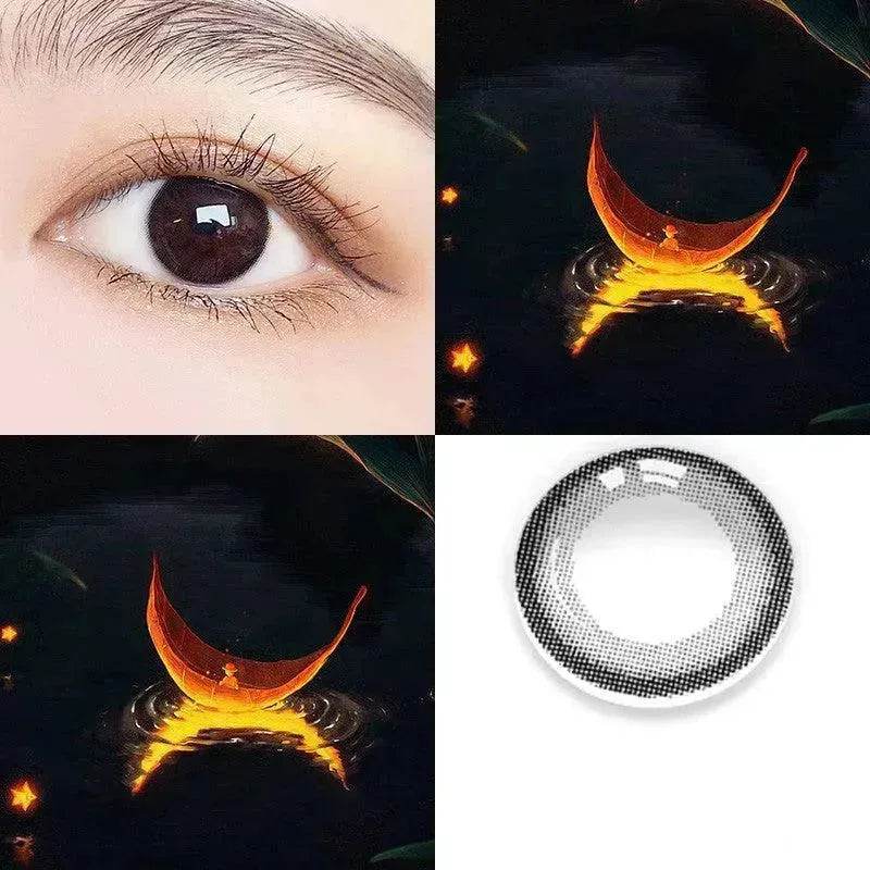 2 pieces Annual throw Russian girl blue color contacts lenses