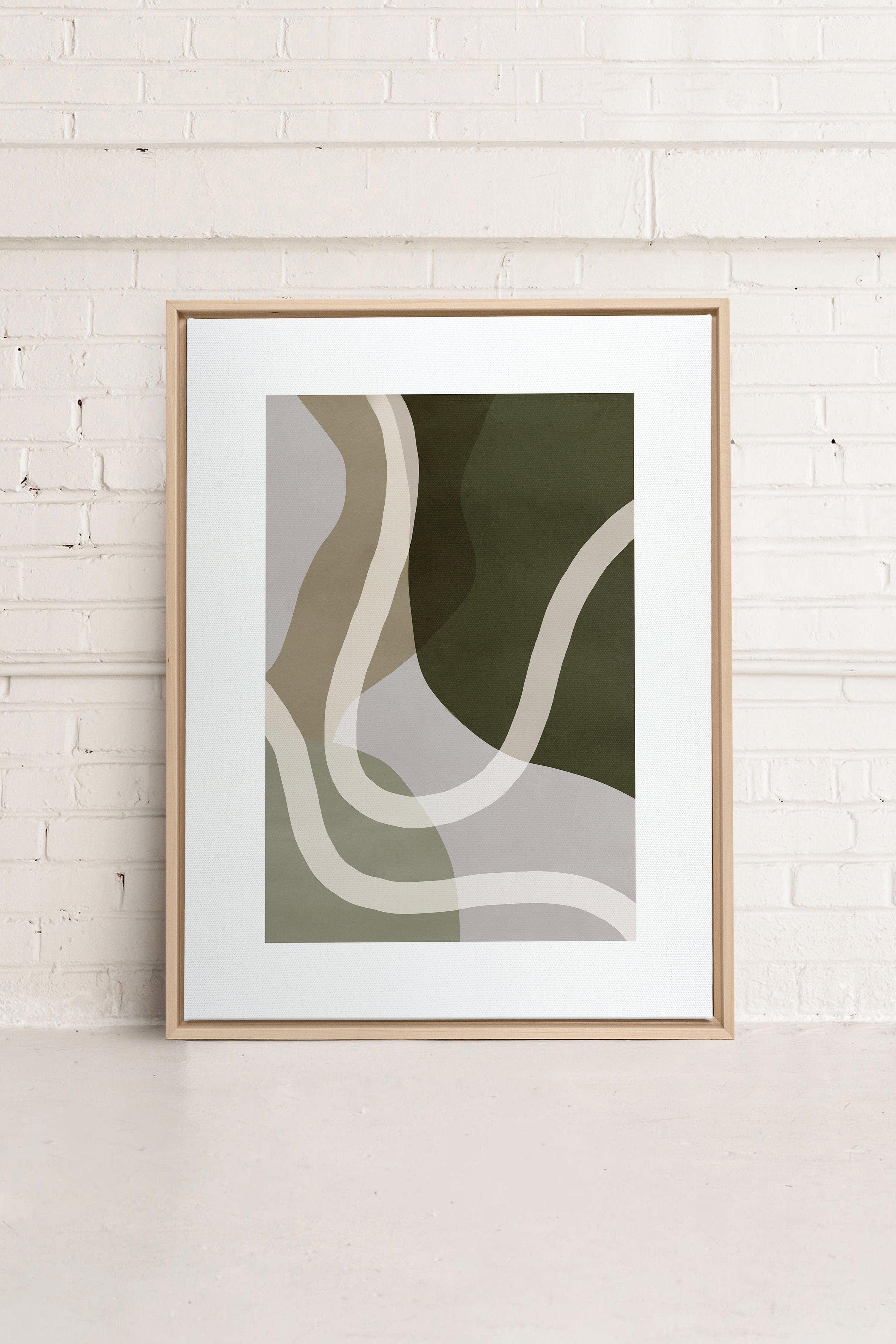 AUTUMN WHIRL, Oeuvre sur toile étiré