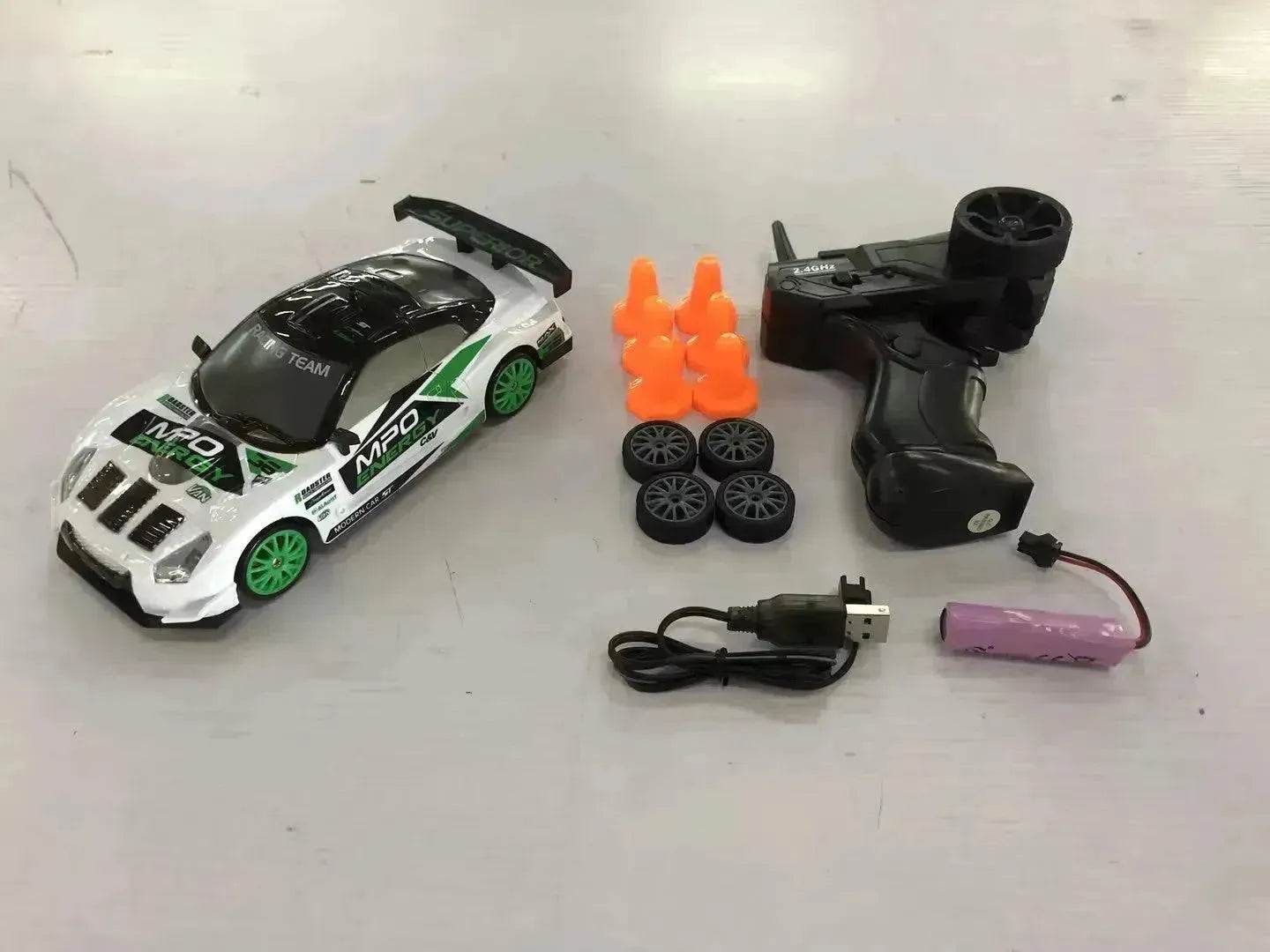2.4G Drift Rc Car 4WD RC Drift Car Toy Remote Control GTR Model AE86 Vehicle Car RC Racing Car Toy For Children Christmas Gifts