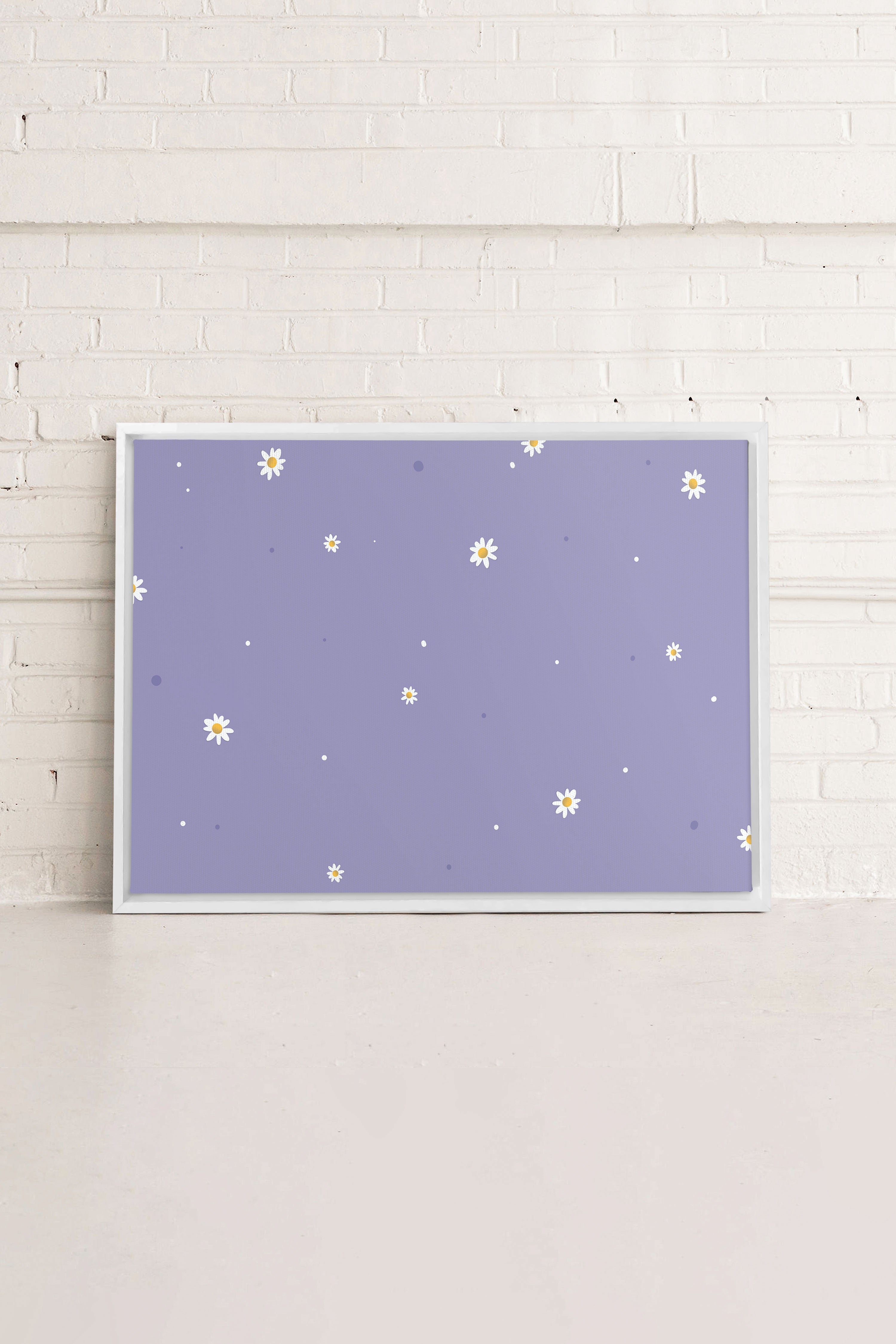 FLEURS DE LUNE, Oeuvre sur toile étirée