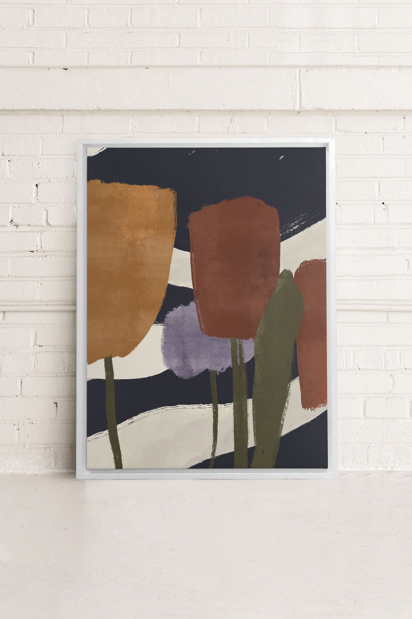 FLORAISONS, Oeuvre sur toile étirée