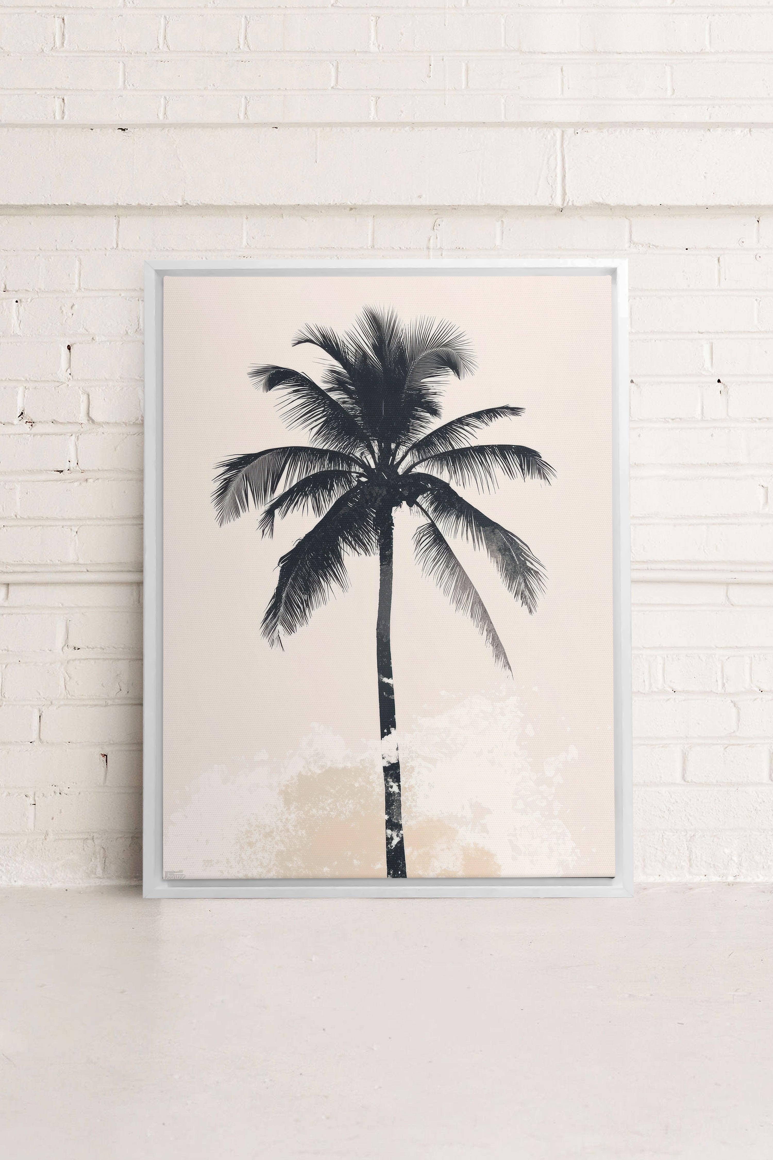 PALM BLISS, Oeuvre sur toile étirée
