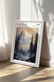 HALLSTATT, Oeuvre sur toile étirée