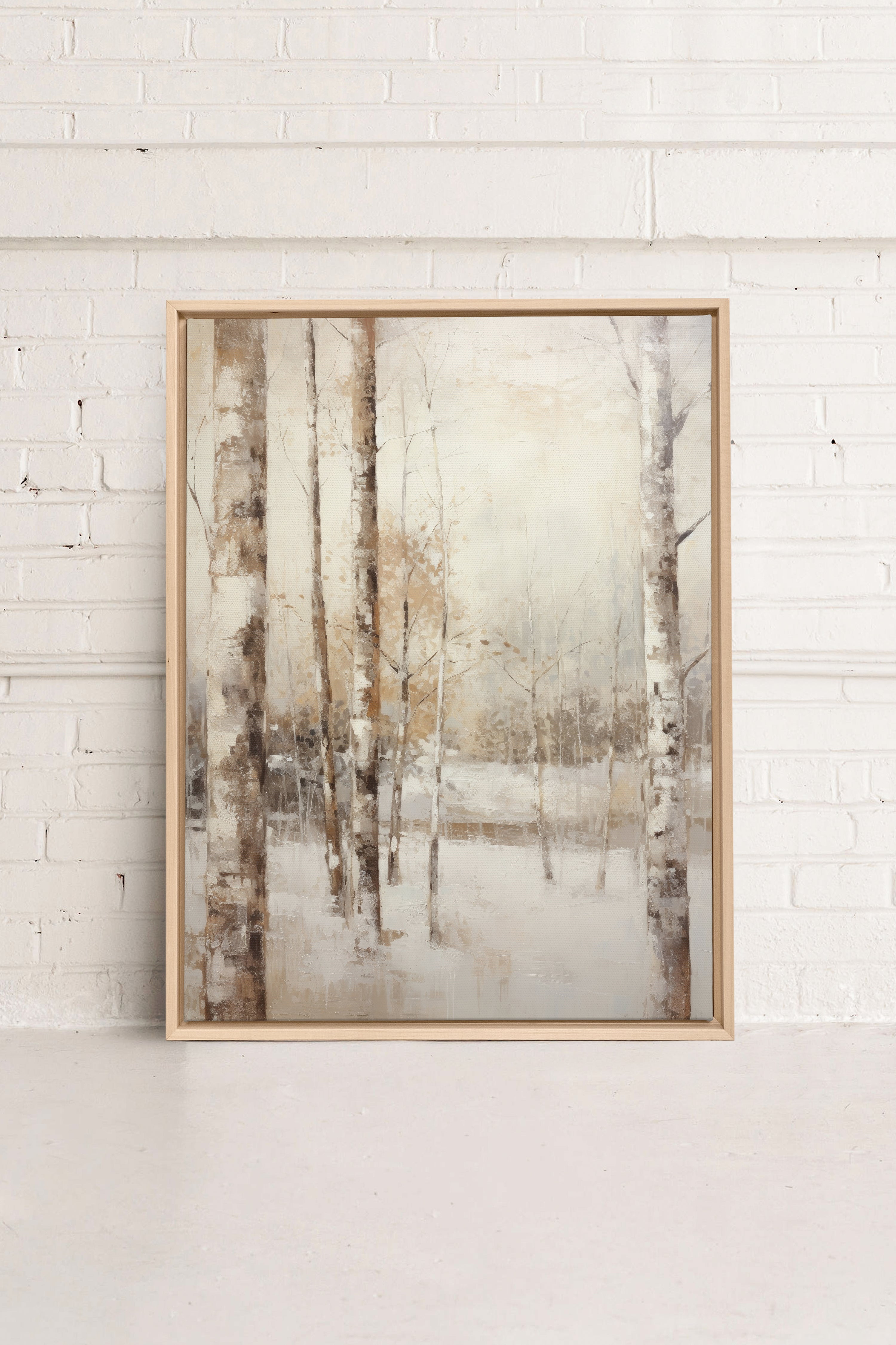 Winter Essence, Oeuvre sur toile étirée