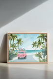 DESTINATION SOLEIL, Oeuvre sur toile étirée