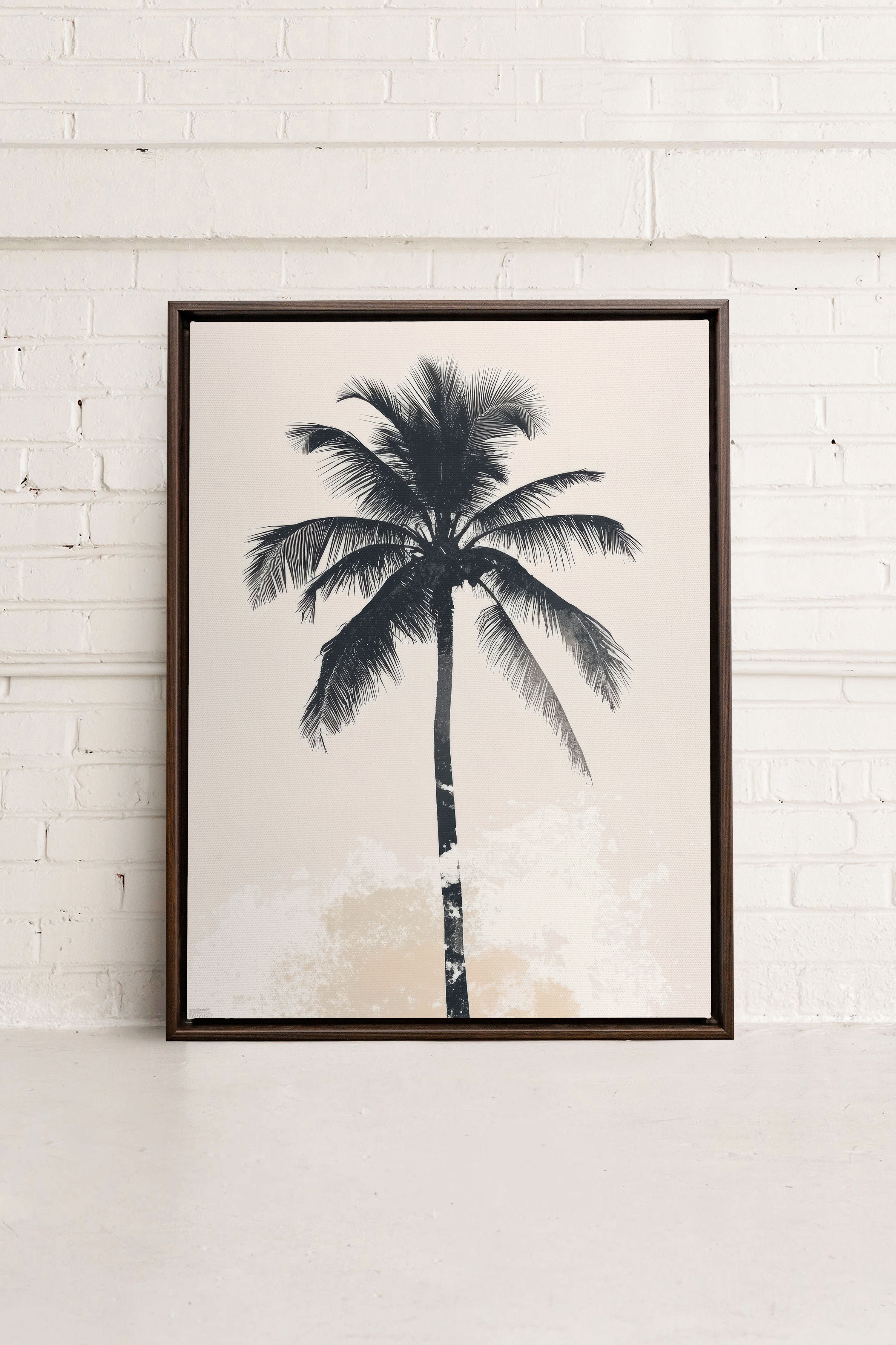 PALM BLISS, Oeuvre sur toile étirée