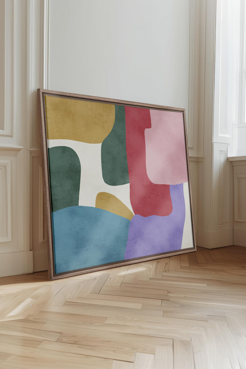 SOFT MOSAIC, Oeuvre sur toile étirée