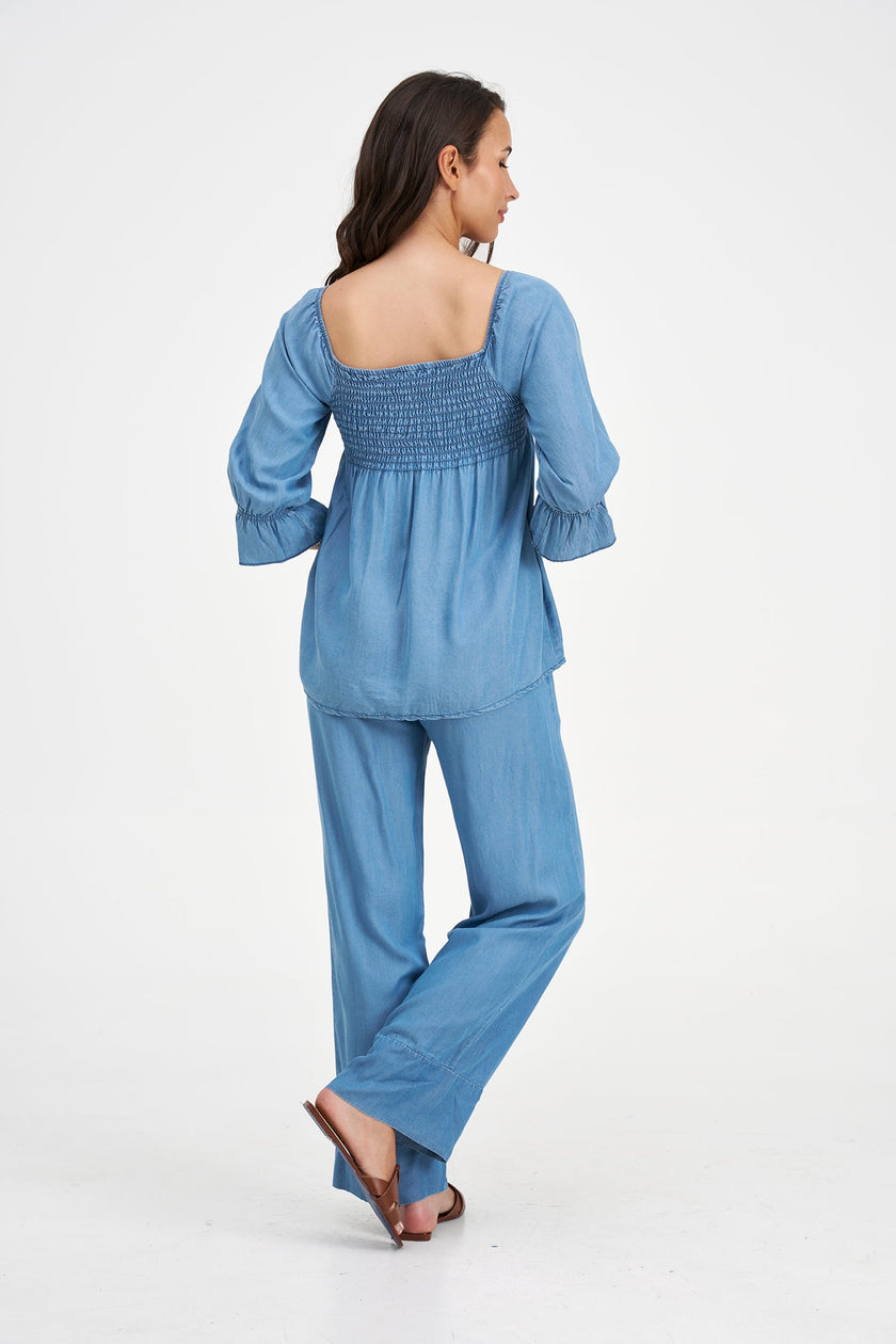 Women's Woven Tunic Top