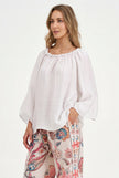 Women's Woven Tunic Top
