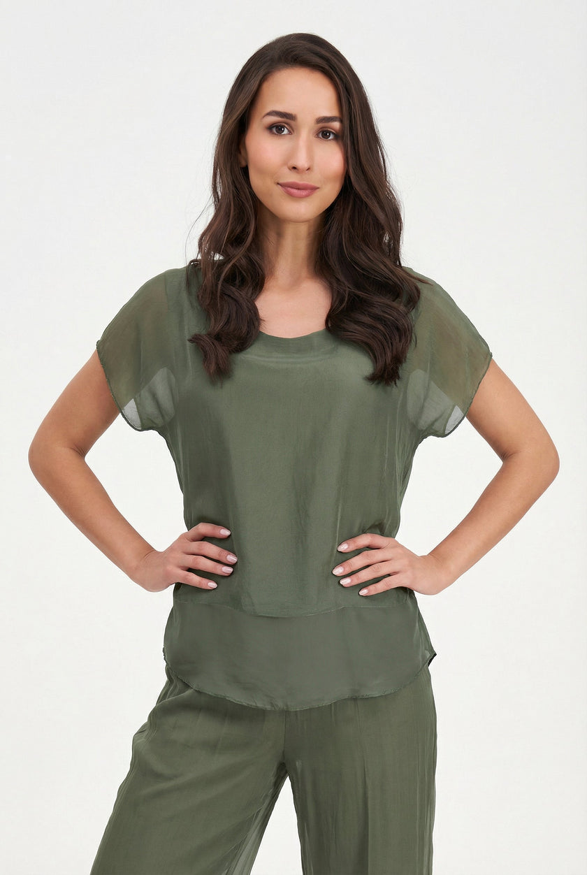 Women's Woven Tunic Top