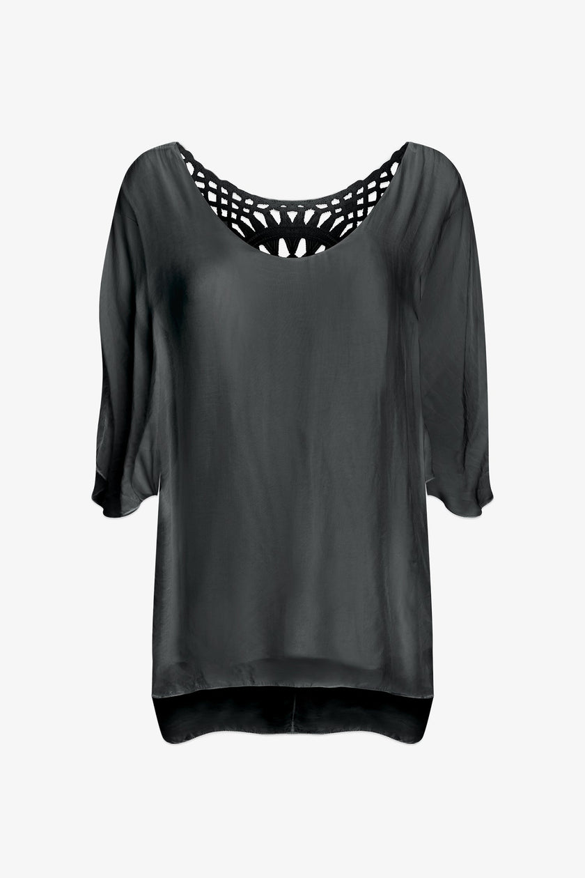 Women's Woven Tunic Top