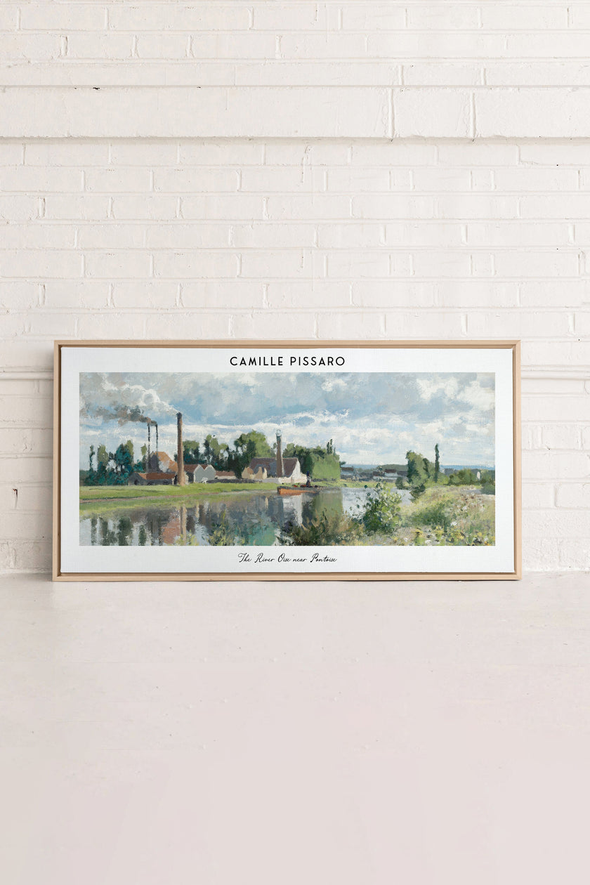 THE RIVER OISE, Oeuvre sur toile étiré