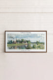 THE RIVER OISE, Oeuvre sur toile étiré