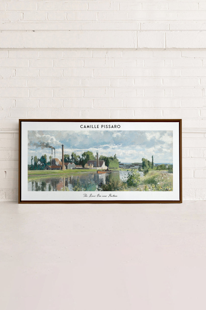THE RIVER OISE, Oeuvre sur toile étiré